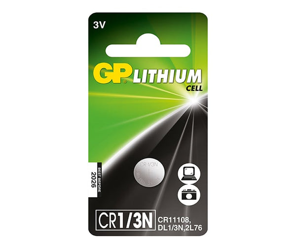 GP超霸纽扣锂电池CR1/3N