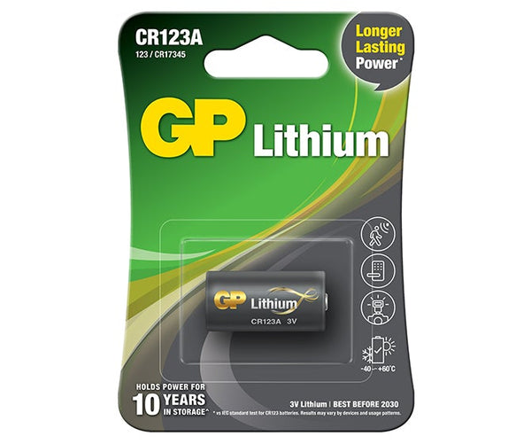 GP超霸锂电池CR123A