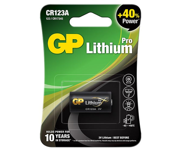 GP超霸锂电池Pro CR123A